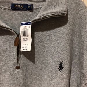 NWT 2XB Polo Sweater Gray